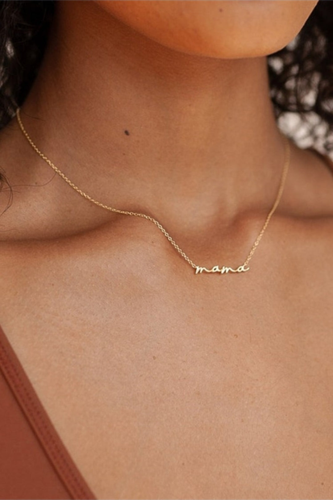 Script Mama necklace