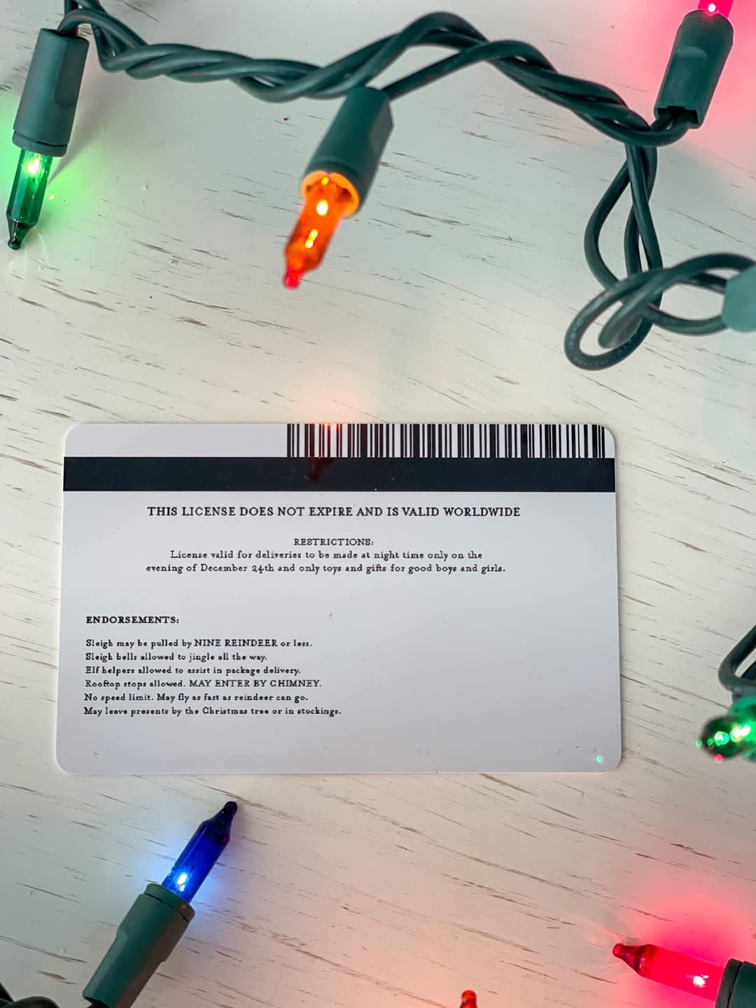 Sleigh License
