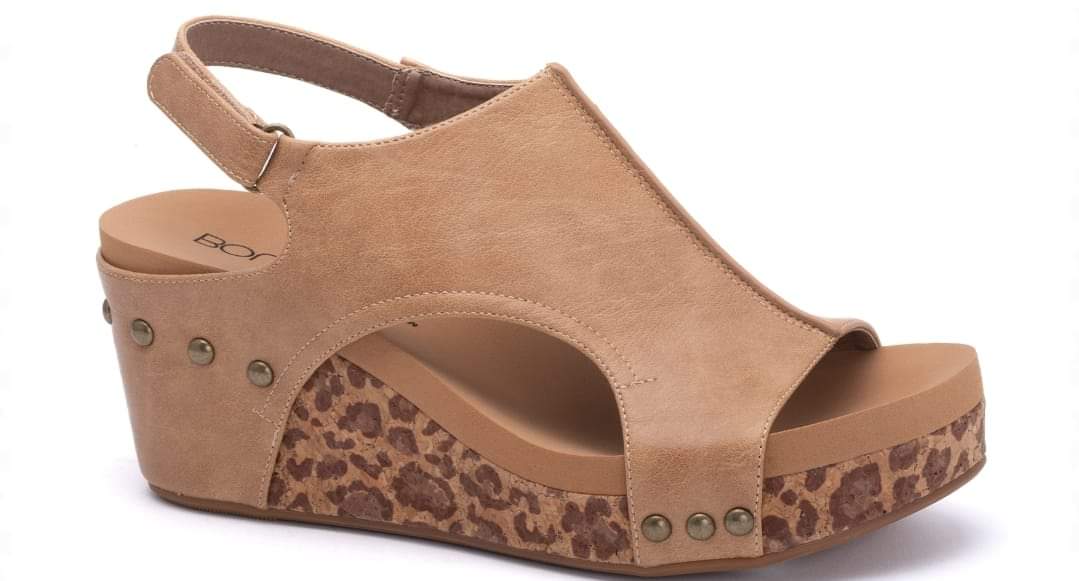Taupe Smooth Leopard Carley's by Corky's