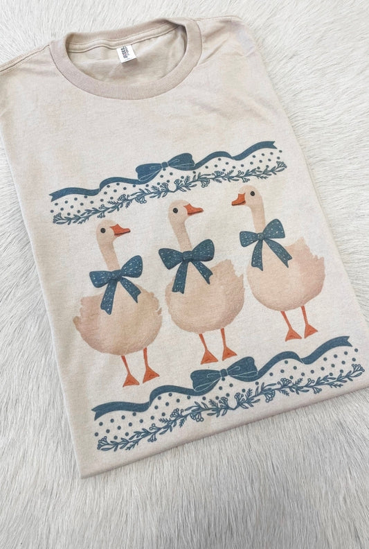 Fancy geese tee