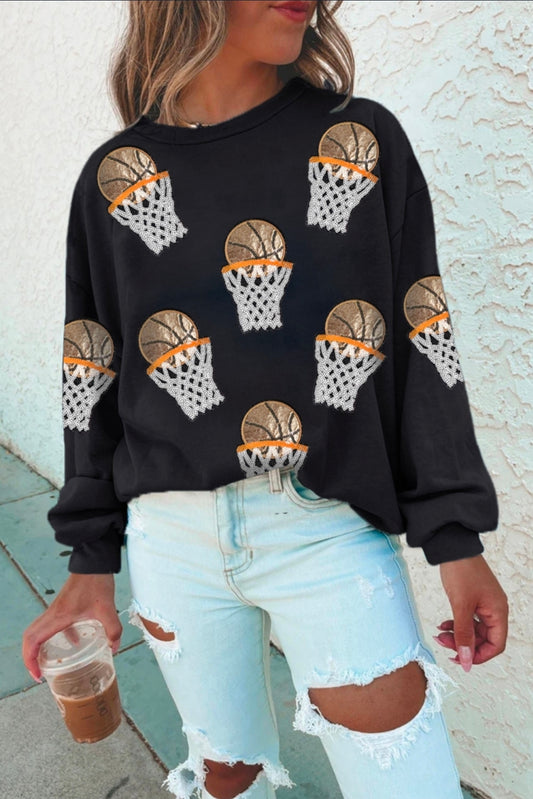 Basketball Crewneck Sweatshirt