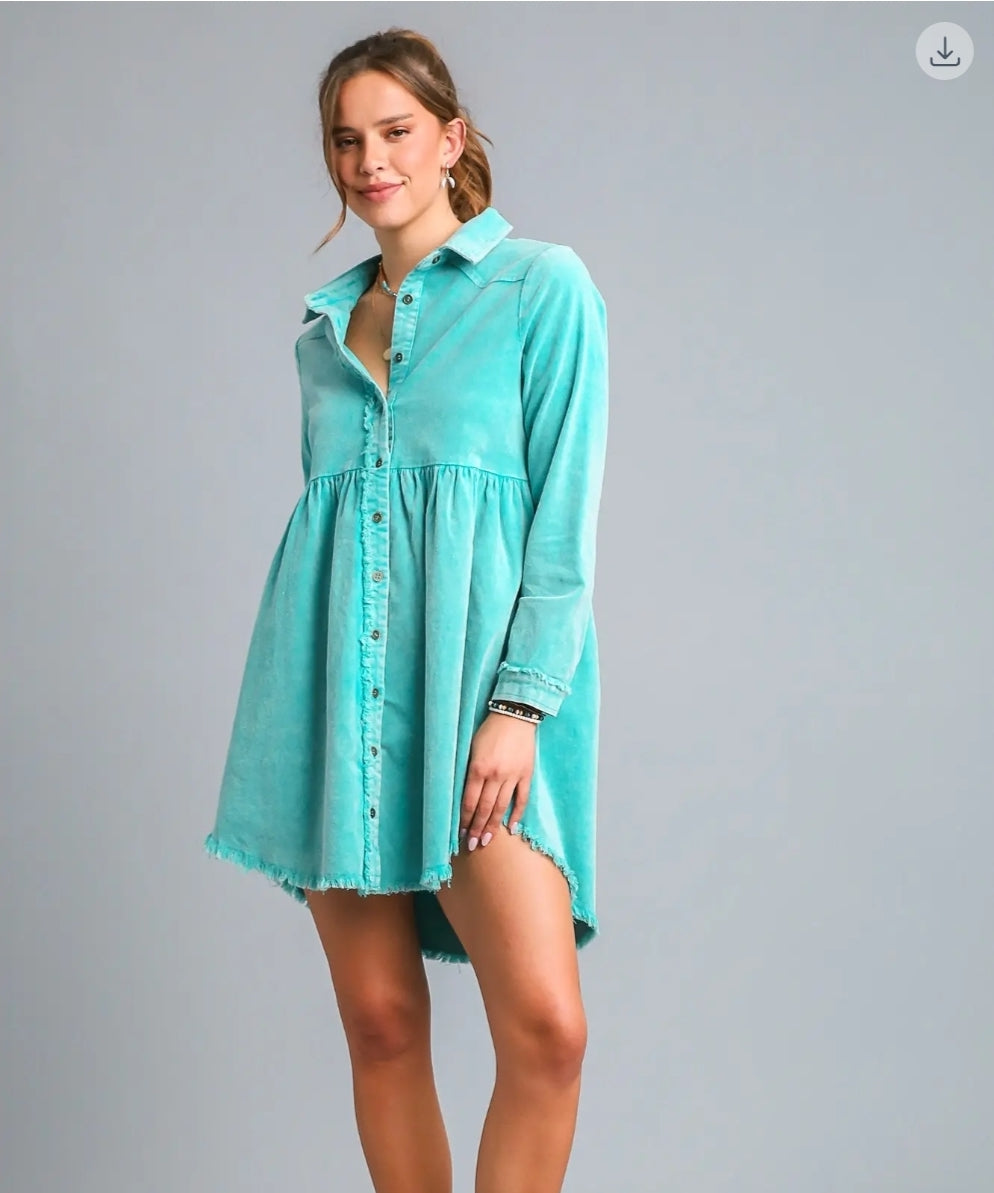 Mineral washed Dress