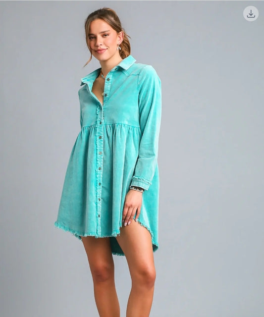 Mineral washed Dress