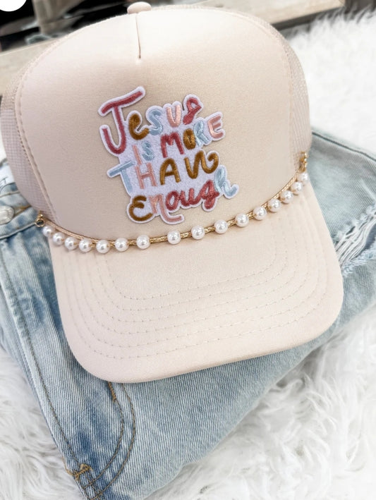Jesus is more than enough trucker hat